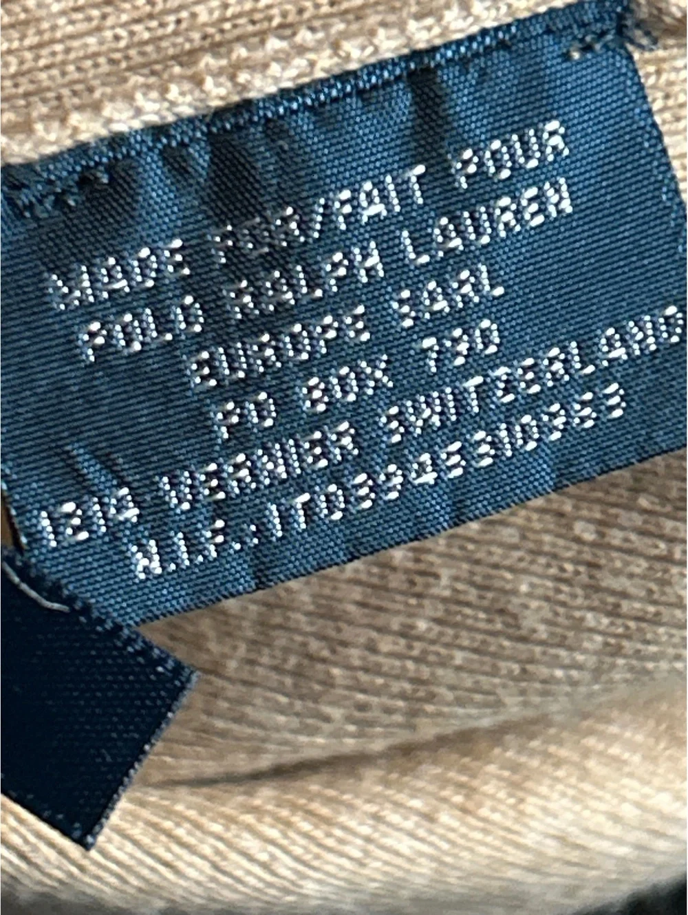 Polo by Ralph Lauren Men's V-Neck Sweater Camel Size S